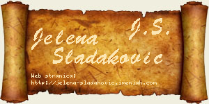 Jelena Sladaković vizit kartica
